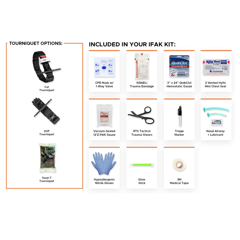 Load image into Gallery viewer, Belt-Mounted IFAK - Prefilled Includes CAT TQ