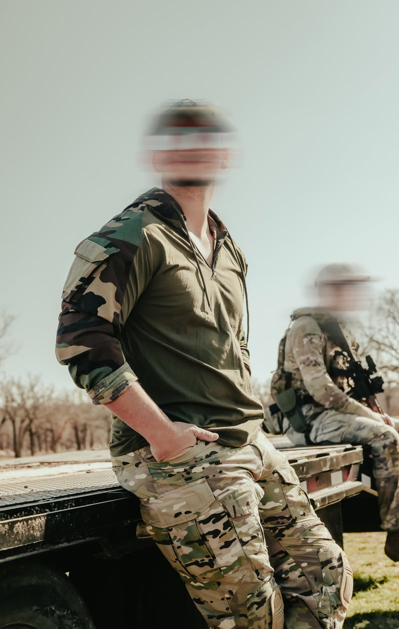 Load image into Gallery viewer, M81 Woodland Green Hooded Combat Shirt
