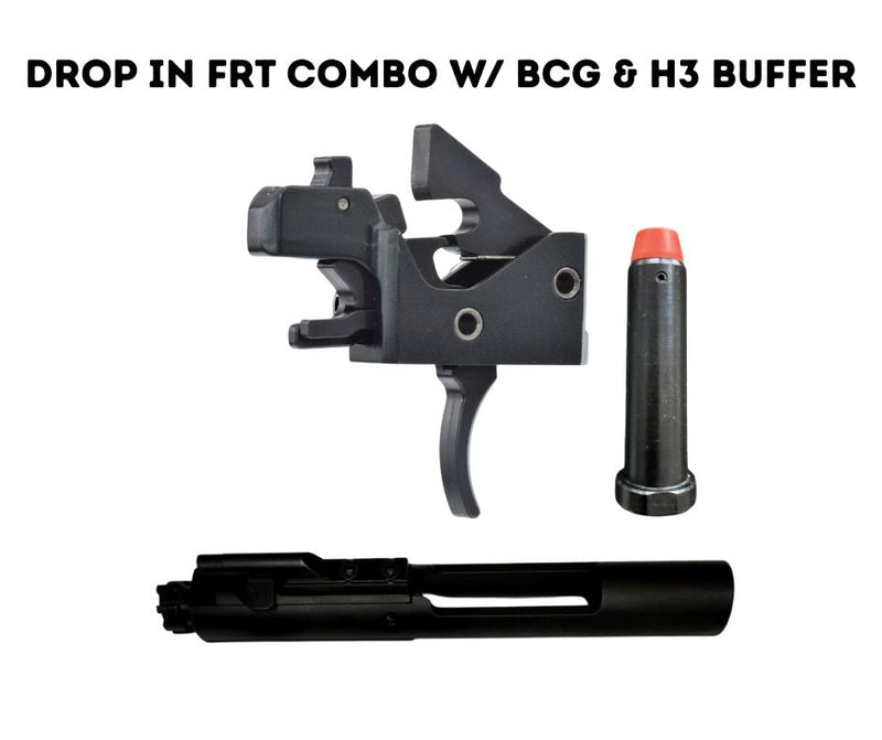 Load image into Gallery viewer, Triggered Company Disruptor FRT (SBW) AMBI M16 BCG + H3 Buffer Bundle — AR-15 (USA Made)
