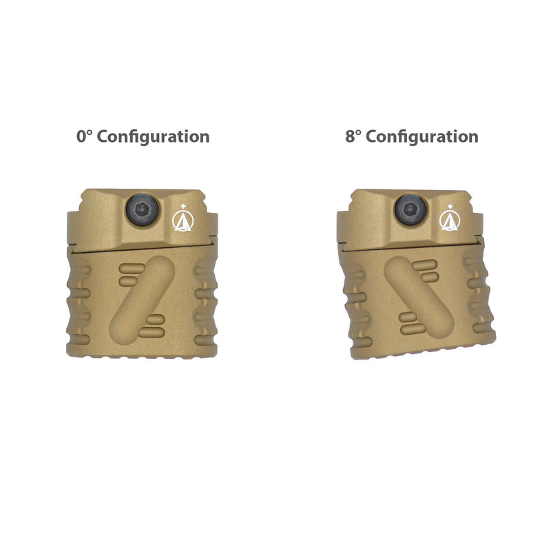 Load image into Gallery viewer, Zero-8 Multi-Angle Grip V2, Aluminum, K size, Picatinny Interface
