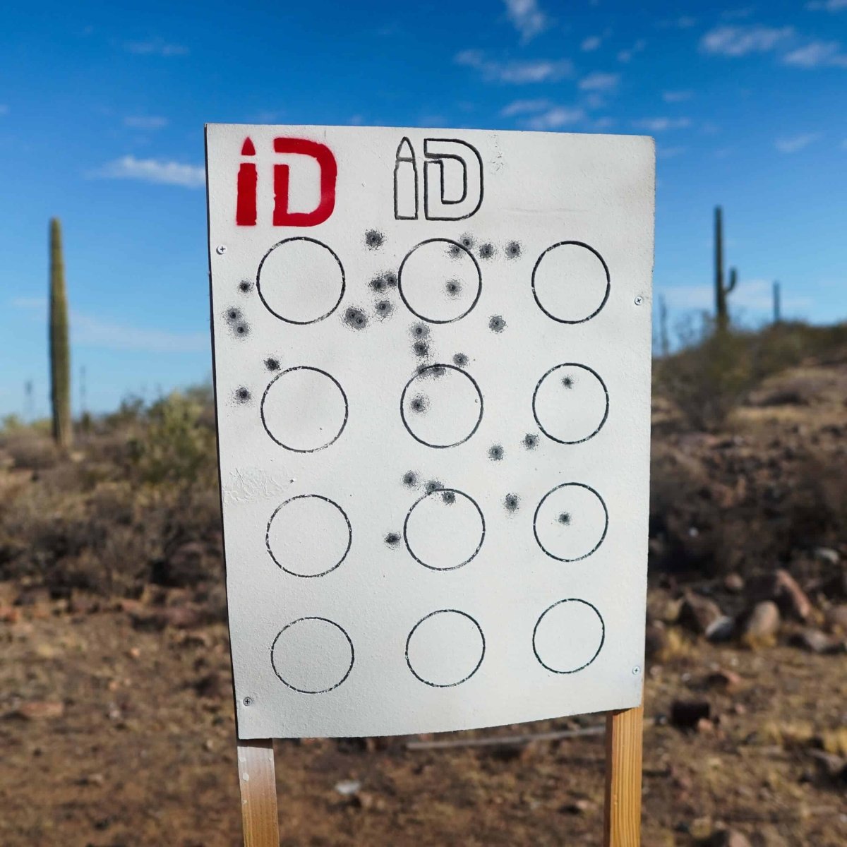 Circle Drill Infinity Target (With Stencil!) – Arid Manufacturing